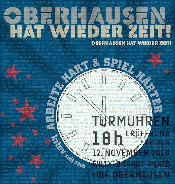 Oberhausen hat wieder Zeit