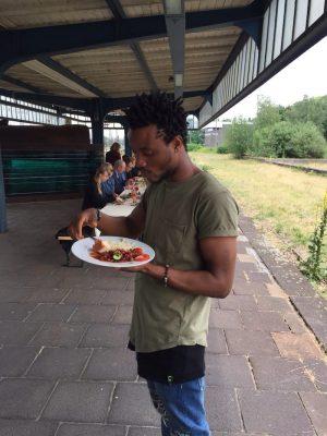 Dinner on the platform