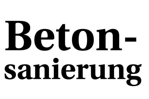 Betonsanierung