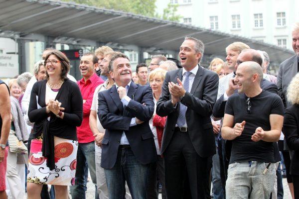 Eröffnung auf dem Willy-Brandt-Platz