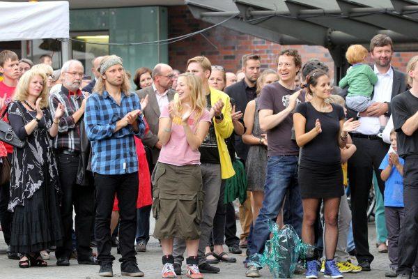 Eröffnung auf dem Willy-Brandt-Platz