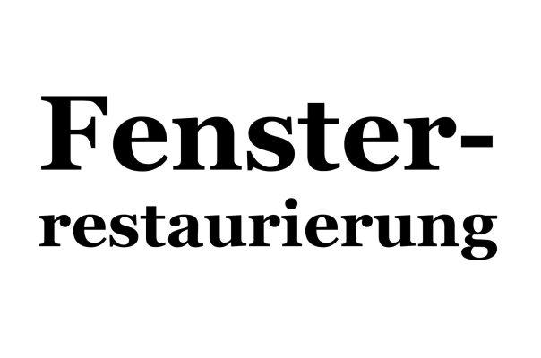 Fensterrestaurierung