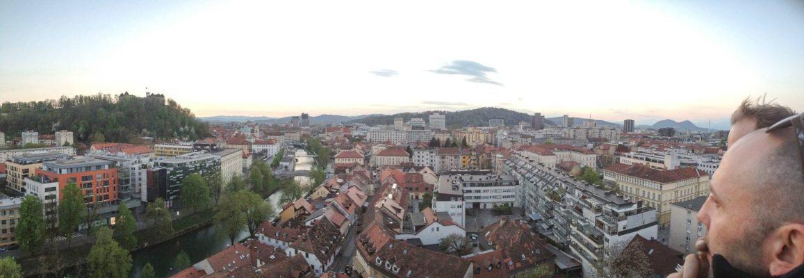 Panorama von Ljubljana